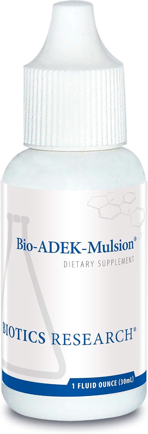 BIOTICS RESEARCH Bio ADEK Mulsion – Emulsified Vitamins A, D, E, K – Supports Immune & Bone Health – 30 ml - görsel 1