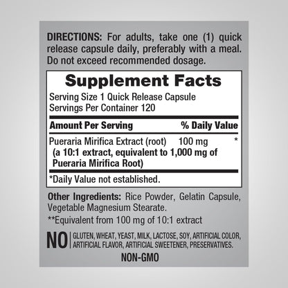 Nature's Reward Pueraria Mirifica Capsules