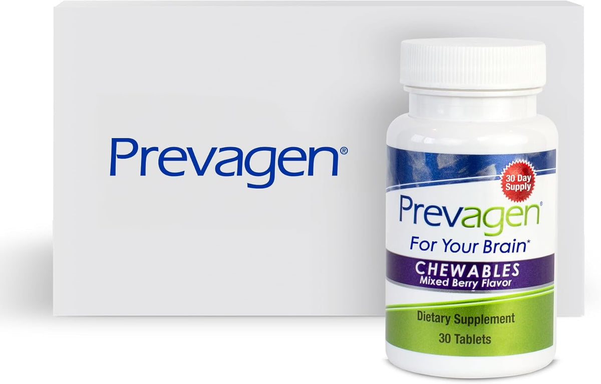 Prevagen Regular Strength Mixed Berry Chewables - Brain Health Supplement with Apoaequorin & Vitamin D3, 30 Chewable Tablets - görsel 1