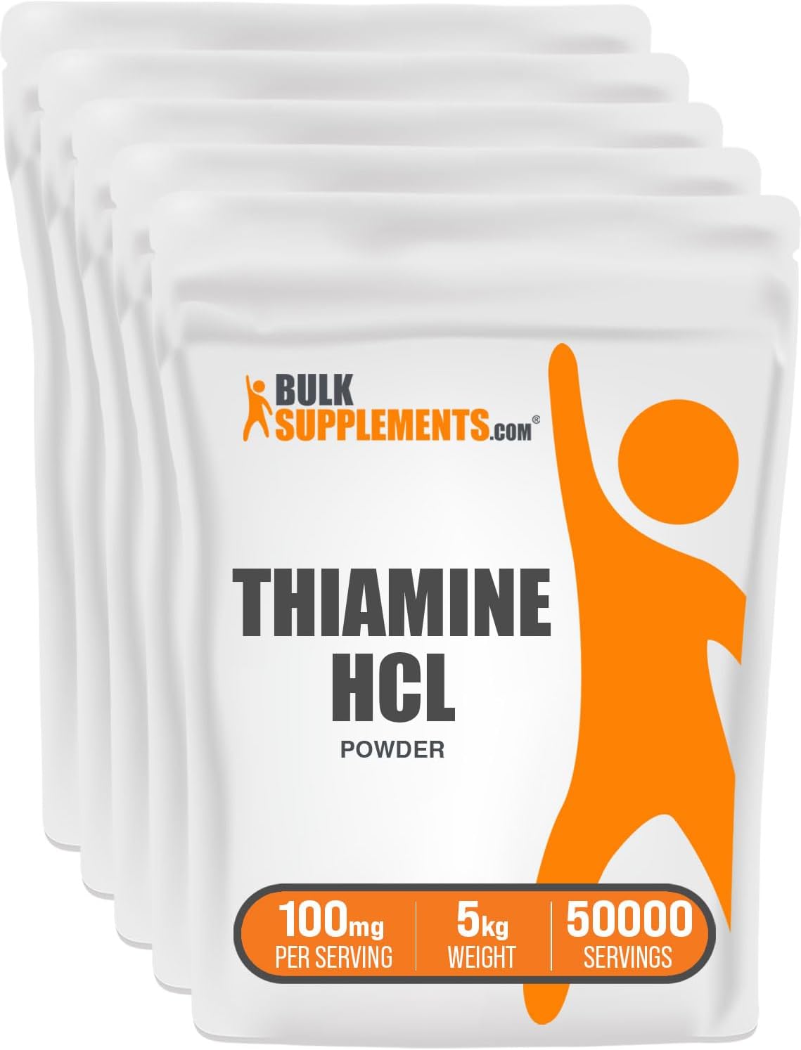 Thiamine HCl Powder - Vitamin B1 Supplement, 100mg per Serving, 500g - görsel 8