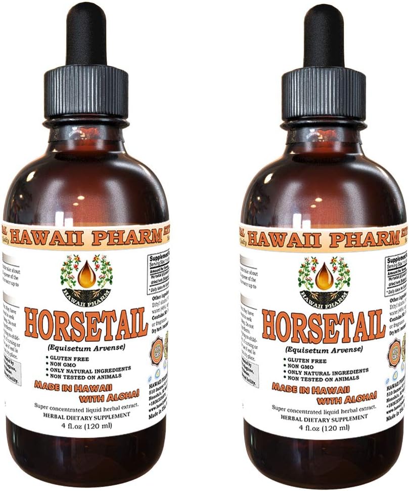 Hawaii Pharm Horsetail (Equisetum arvense) Liquid Extract 120 ml - görsel 6