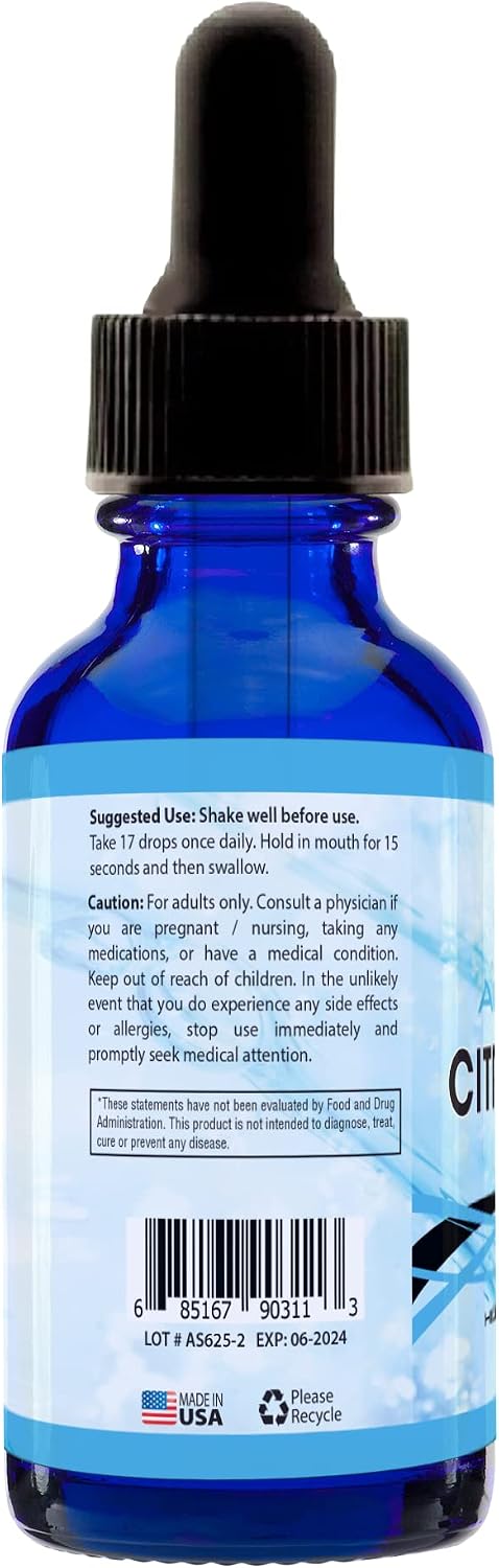 Absonutrix Citrus Bergamot Extract 500 mg – Liquid Drops, 118 ml (200 Servings) - görsel 3