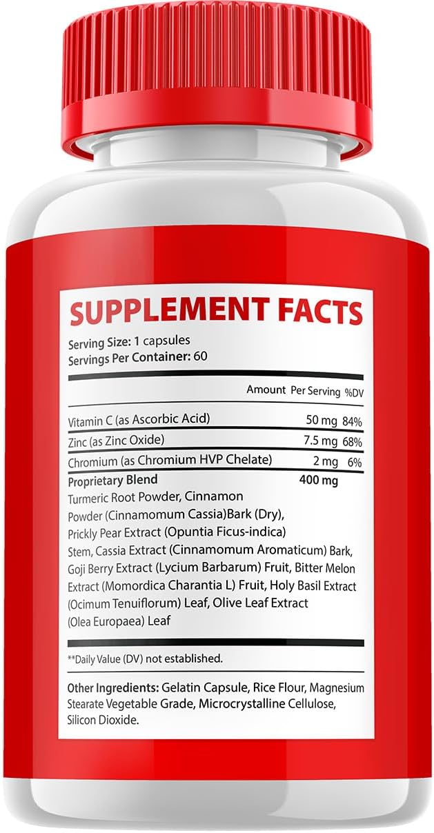 Blood Balance Capsules – Advanced Supplement for Normal Levels – All-Natural Formula – 2 Pack (120 Capsules per Bottle) - görsel 6