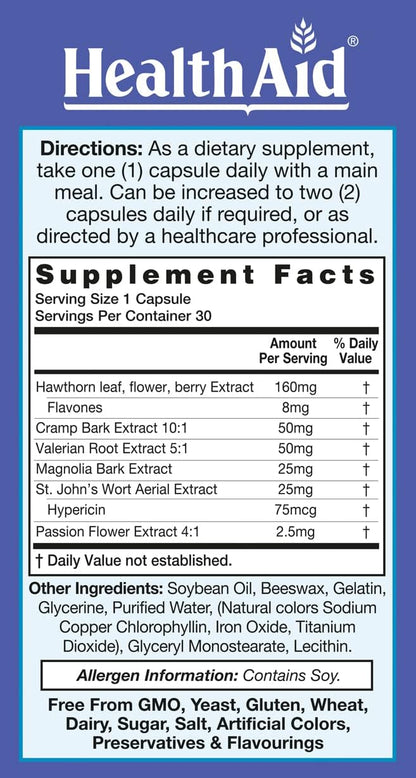 RelaxEase Herbal Blend - 30 Softgels