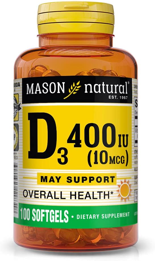 Mason Natural D 400 IU - 100 Soft gel capsule Capsules - görsel 1