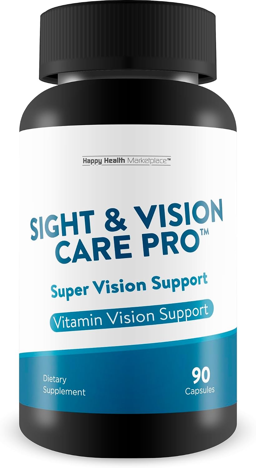 Sight & Vision Care Pro - Super Vision Support - Vitamin & Mineral Vision Supplement with Antioxidant Cell Support - Promote Visual Acuity and Reduced Eye Strain - Support Sight Care & Eye Health - görsel 1
