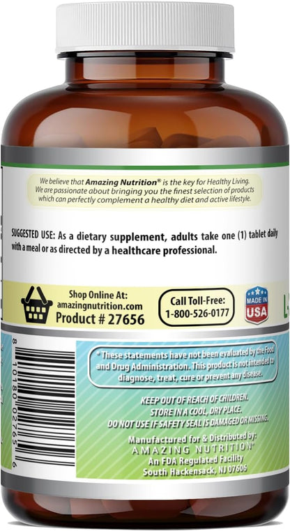 Amazing Formulae L-Arginine/L-Citrulline Complex 1000mg 120 Tablets Supplement | Non-GMO | Gluten-free | Made in USA