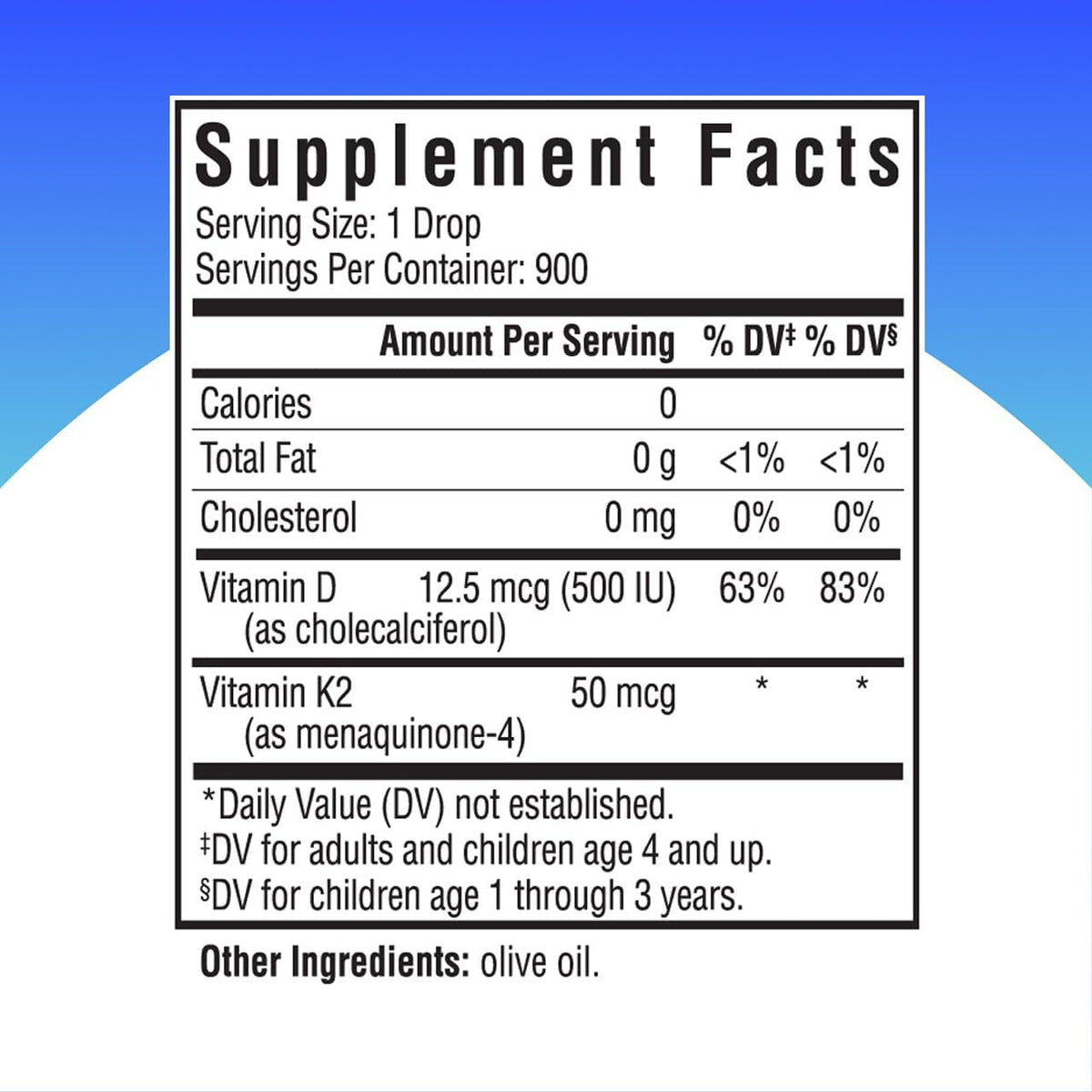 Seeking Health Vitamin D3 + K2 Drops - Liquid Vitamin D & K, 30 ml - görsel 2