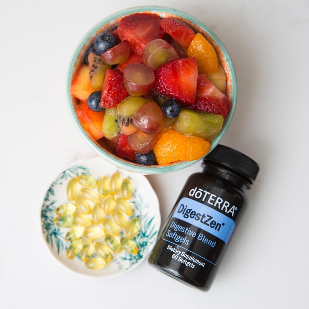doTERRA DigestZen Softgels, 60 Softgels (Pack of 2) - görsel 5