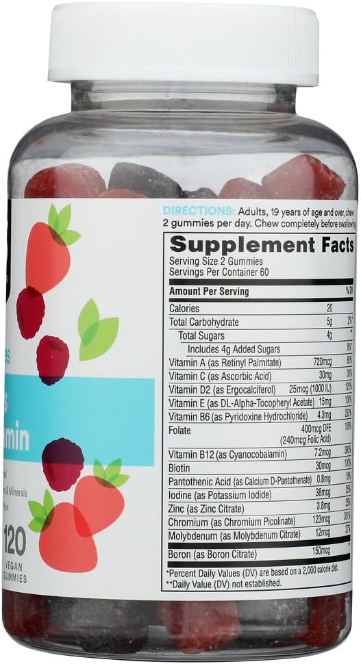 365 by Whole Foods Market Men's Multivitamin Gummies, 120 CT - görsel 1