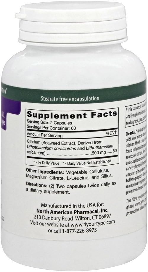 ClearCal 120 Vcaps by D'Adamo Personalised Nutrition - görsel 2