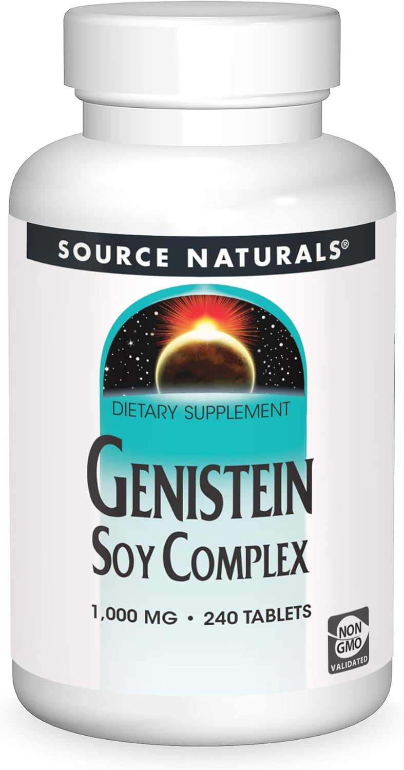 Source Naturals Genistein Soy Complex 1000 mg – 240 Tablets - görsel 1