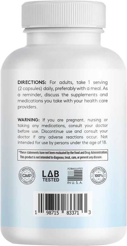 Infusions Pure SAM-e 800mg – 90 Vegetable Capsules (Extra-Strength, Gluten-free, Non-GMO)