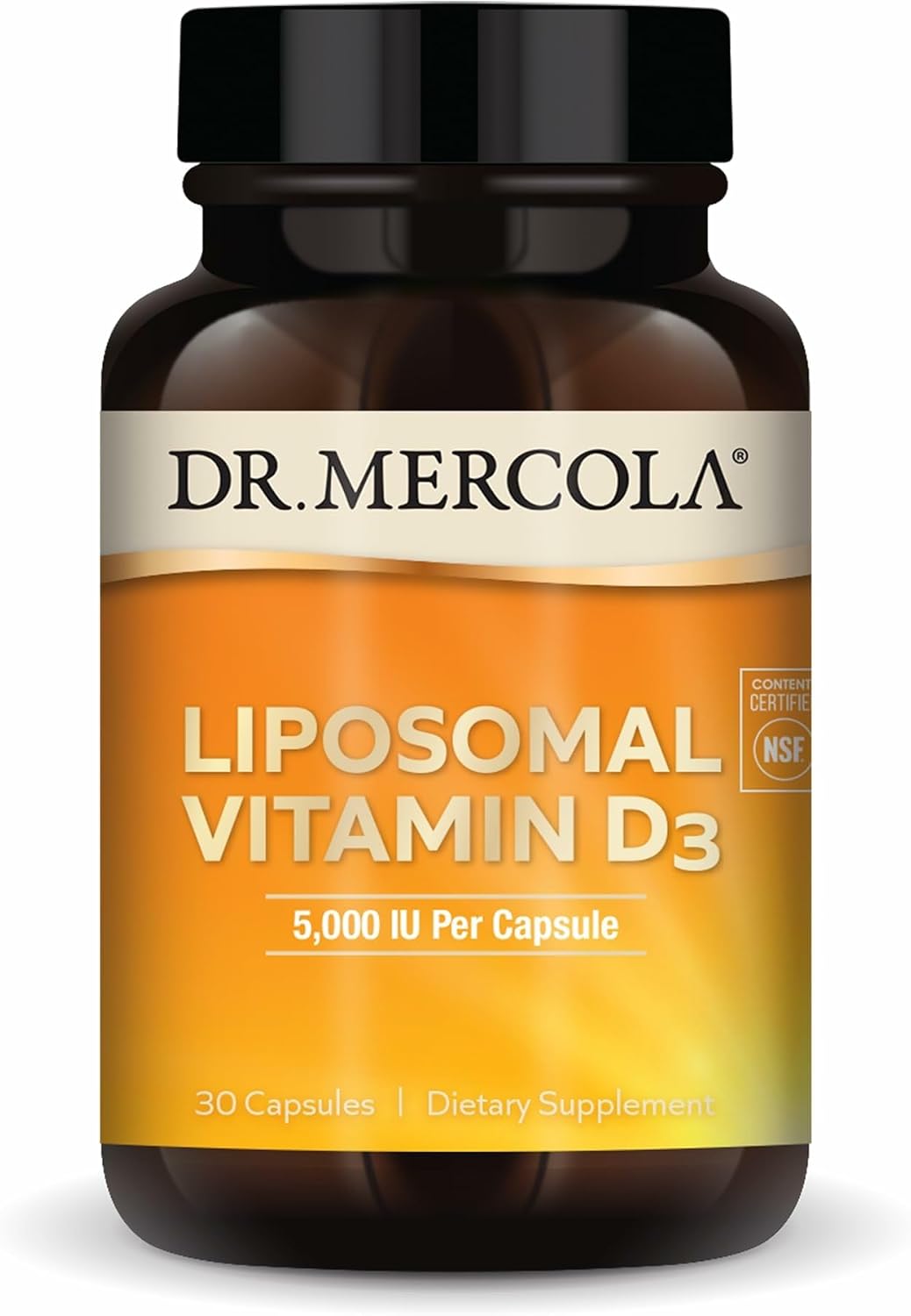 Dr. Mercola Liposomal Vitamin D3 - 5,000 IU - 30 Capsules - görsel 1