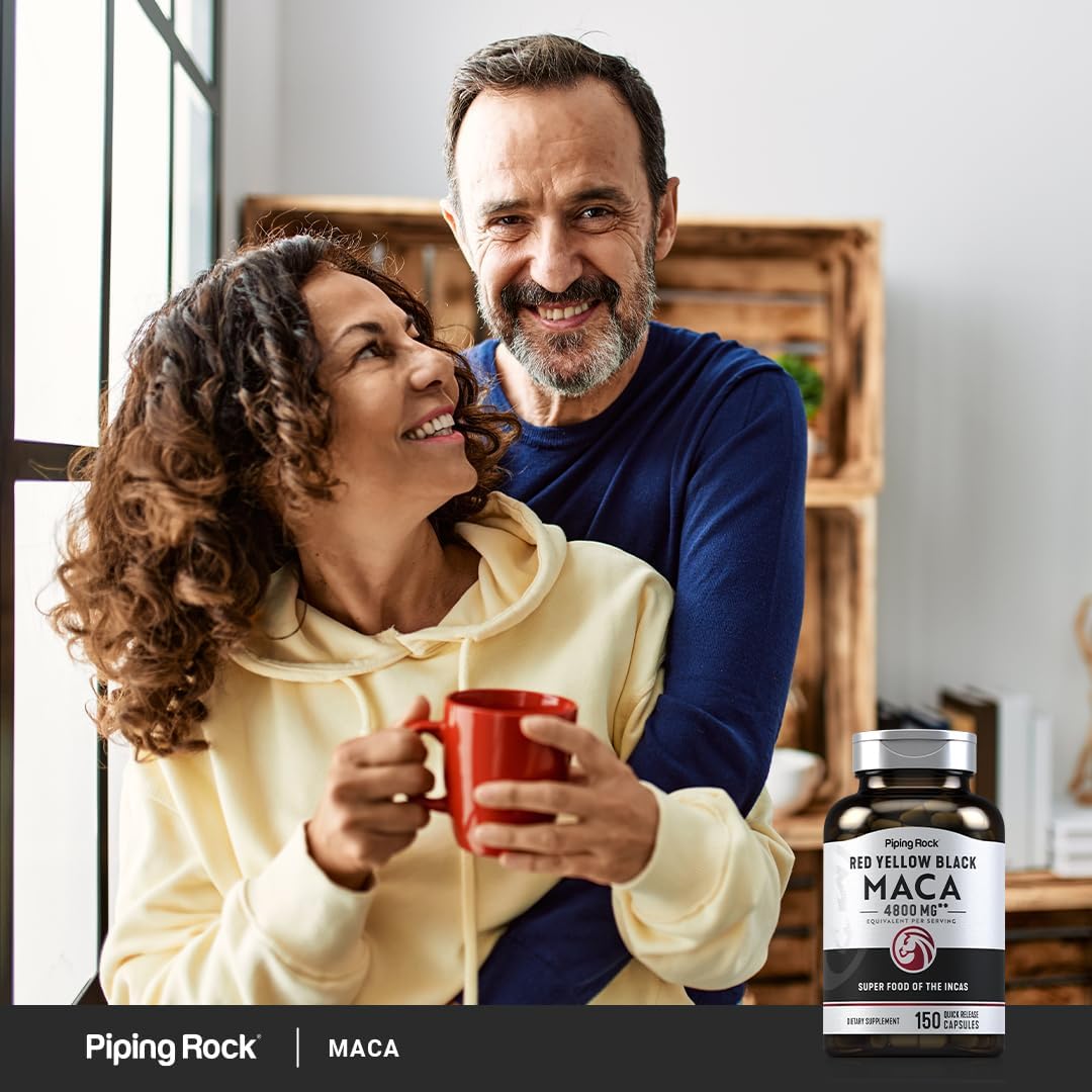 Piping Rock Maca Root Capsules, 150 Capsules - görsel 6