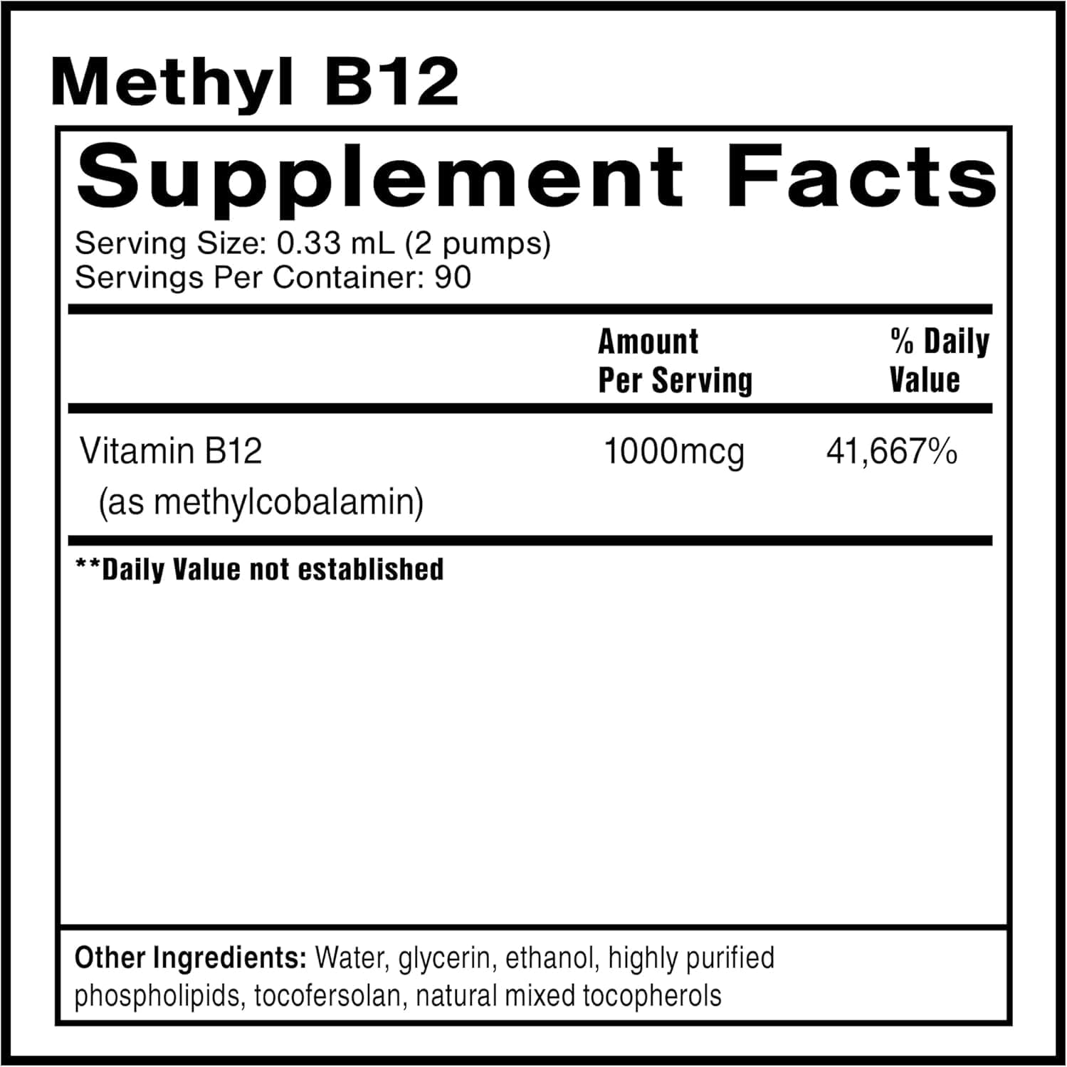 Quicksilver Scientific Methyl B12 1000mcg Vitamin B12 as Methylcobalamin with Nanotechnology for Superior Absorption – Energy Support Supplement (30ml, 90 Servings) - görsel 2