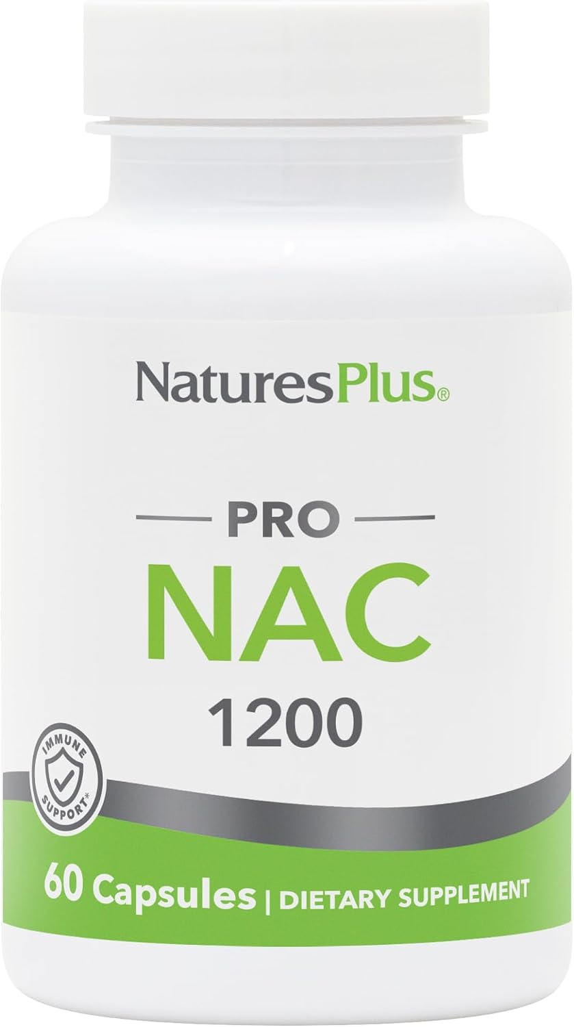 NaturesPlus PRO NAC 1200 mg - 60 Capsules - görsel 1