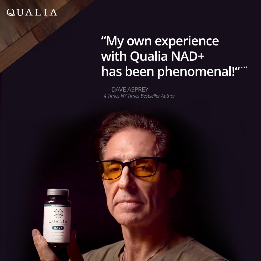 Qualia NAD+ Supplement - Nicotinamide Riboside, Niacin, Niacinamide - 1 Month Supply - görsel 5