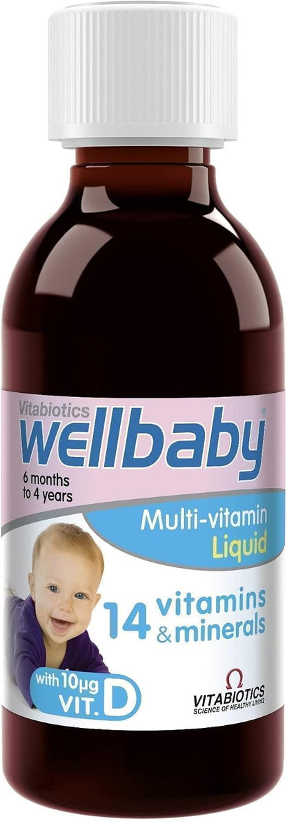 Vitabiotics Wellbaby Multi-Vitamin Liquid - 150ml