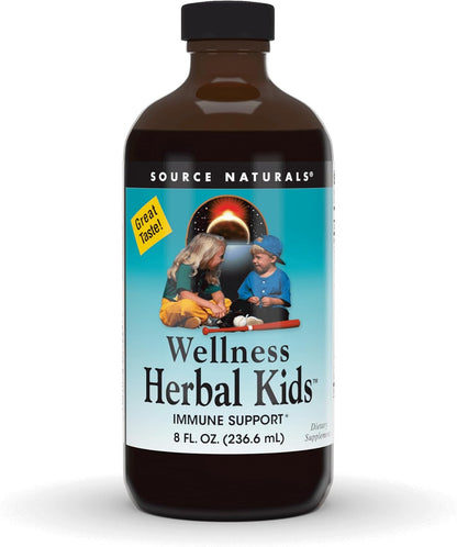 Source Naturals Wellness Herbal Kids Liquid Formula - Immune Support, 118 ml