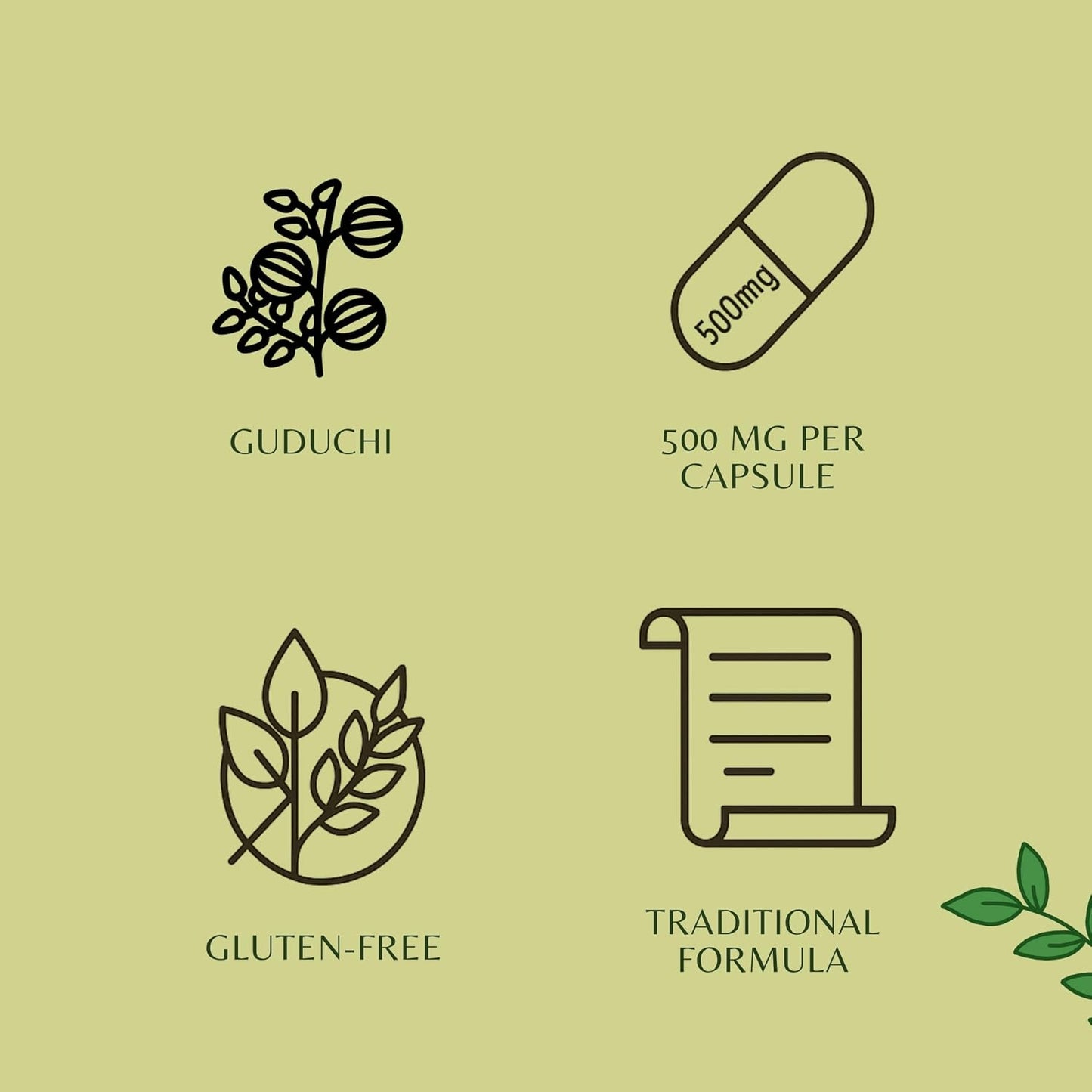 Guduchi Extract 500mg - 60 Vegetarian Capsules - görsel 6