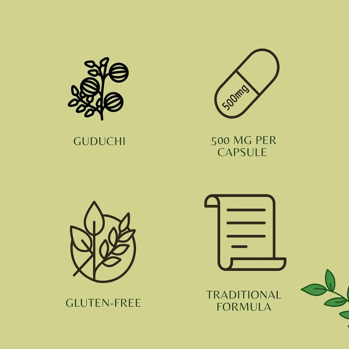 Guduchi Extract 500mg - 60 Vegetarian Capsules - görsel 6