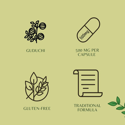 Guduchi Extract 500mg - 60 Vegetarian Capsules
