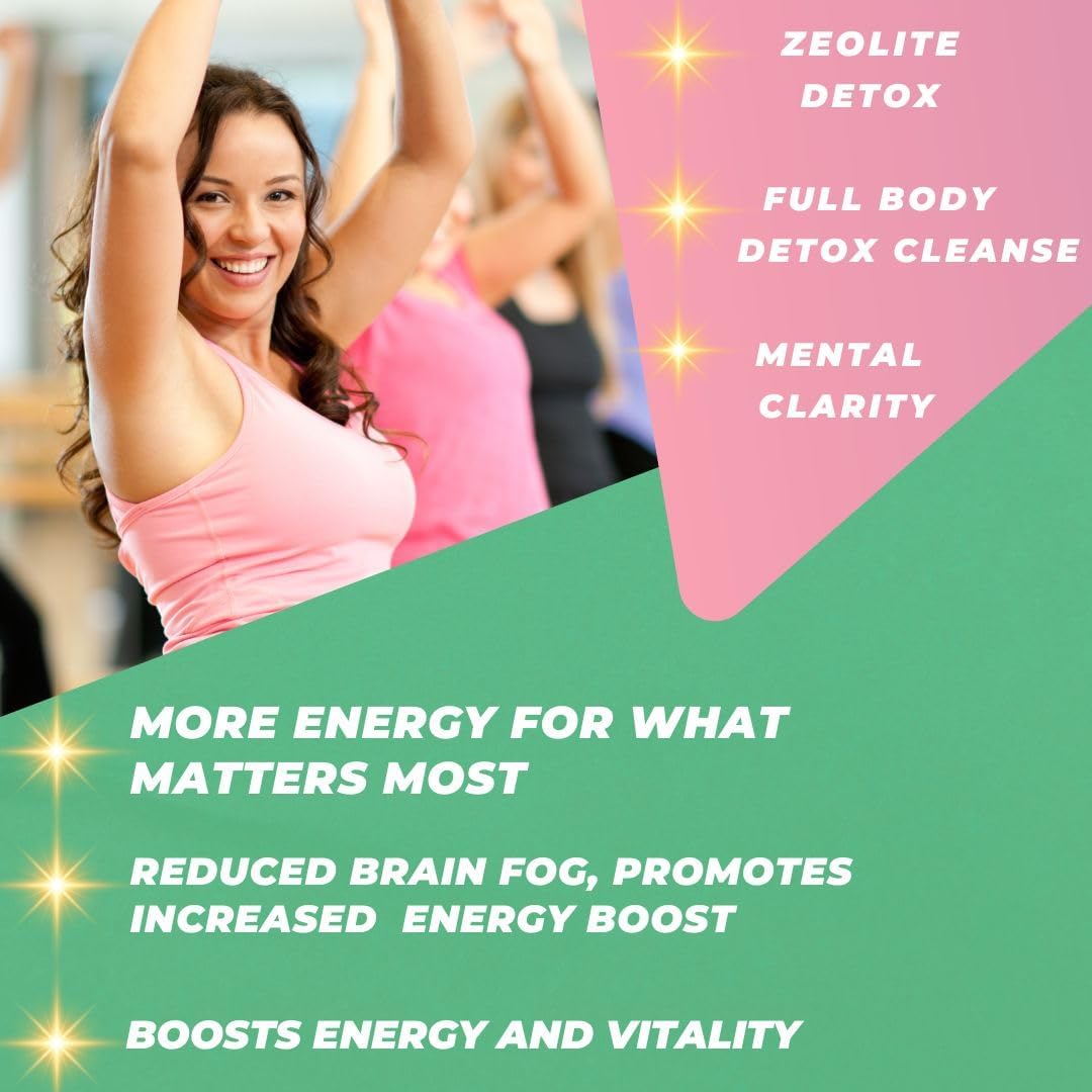 Zeolite Detox Gummies 2300mg with Methyl B12 and Chlorella - görsel 2