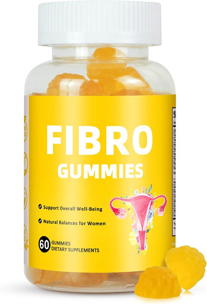 Aromlife Fibro Inositol Gummies - Natural Folate & Vitamins B6 & B12 - 60 Orange Flavour Women's Gummies for Daily Balance