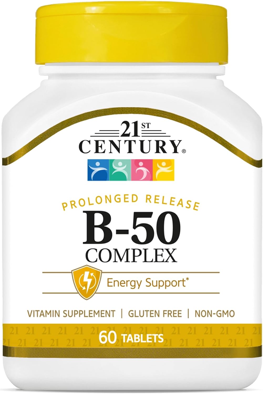 21st Century Complex B-50 Prolonged Release Tablets - 60 Tablets (Pack of 3) - görsel 1