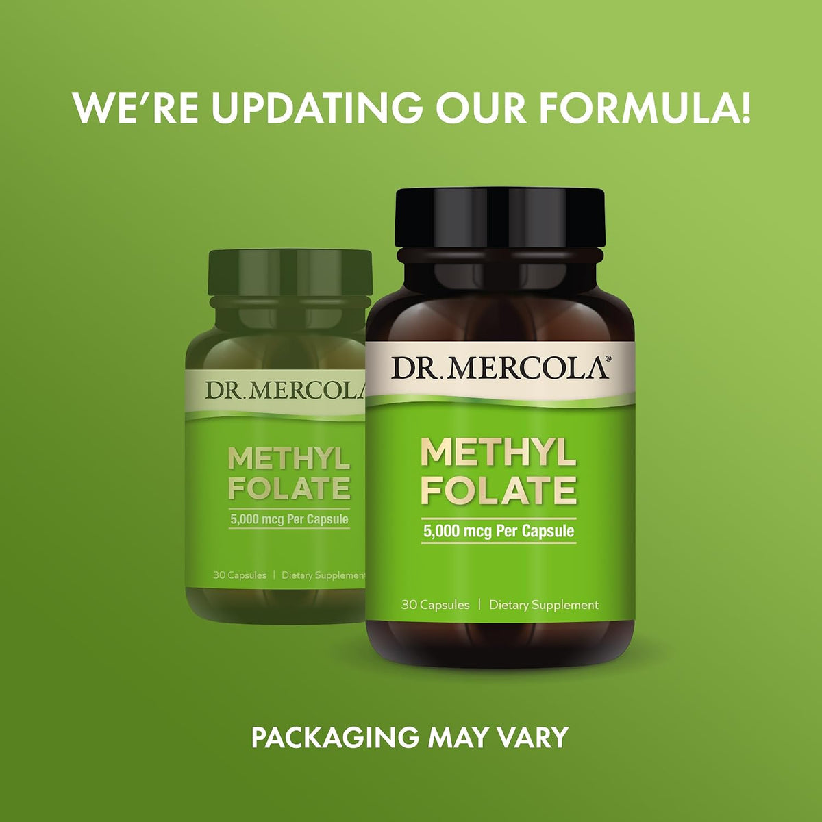 Dr. Mercola Methyl Folate - 5 mg - 30 Capsules - görsel 3