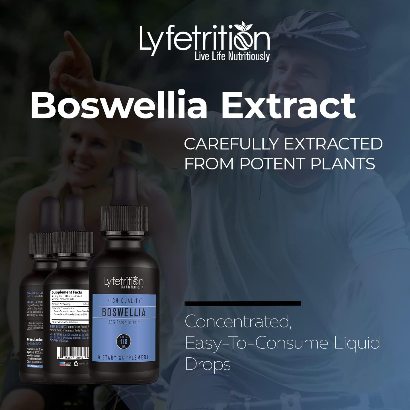 Lyfetrition Boswellia 455 mg Liquid Supplement – 120 ml (220 Servings) - görsel 7