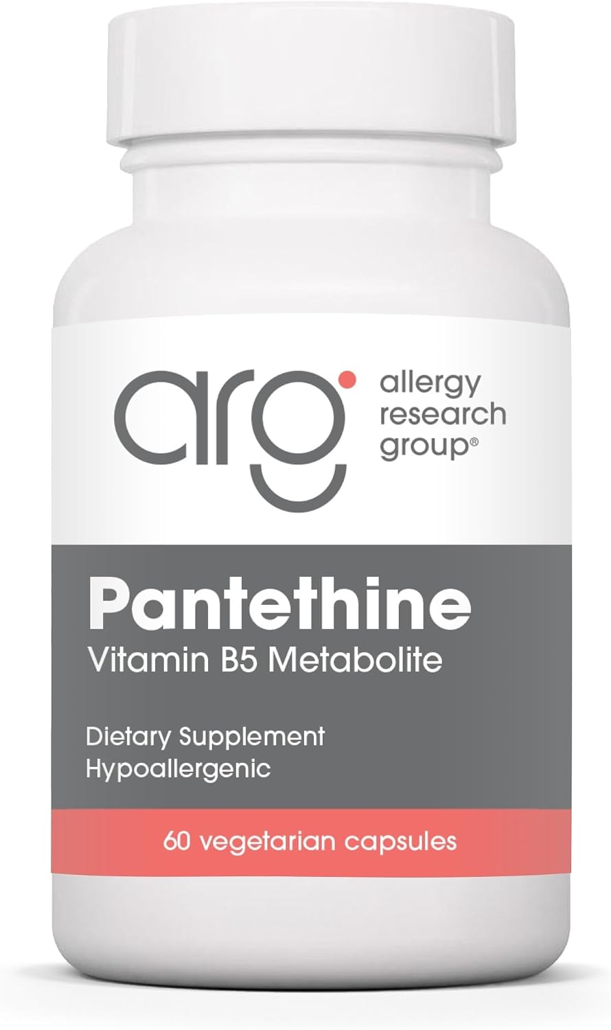 ARG Pantethine - 660 mg Vitamin B5 Metabolite - Hypoallergenic - 60 Capsules - görsel 1