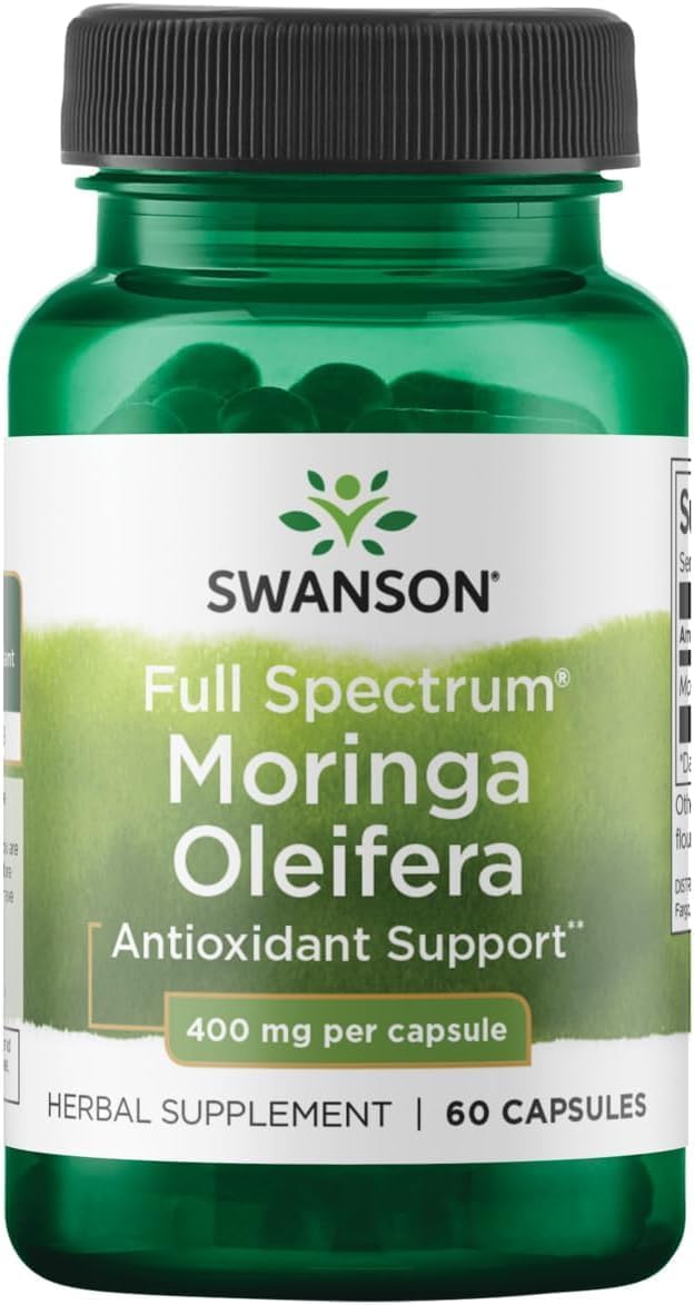 Swanson Full Spectrum Moringa Oleifera - 400 mg, 60 Capsules - görsel 1