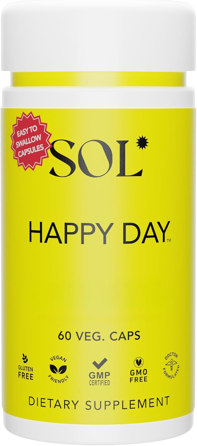Happy Day Supplement – Herbal Blend with Collective Happiness Bark, Astragalus, and Ginkgo Biloba - görsel 1