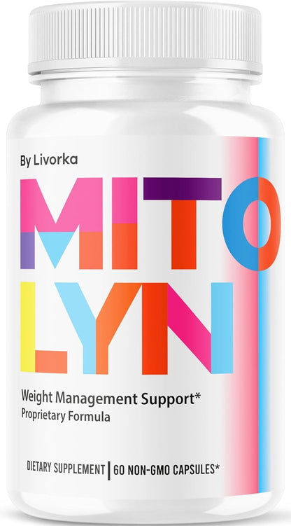 Mitolyn Pills - Official Mitolyn Weight Supplement - Maximum Strength Natural Vitamins for Overall Health & Wellness, 60 Capsules