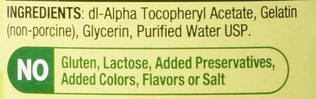 Spring Valley Vitamin E 400 IU Softgels, 500 Count - görsel 4
