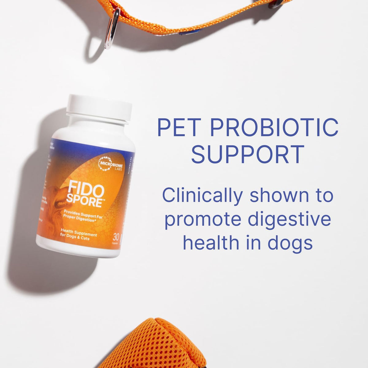 Microbiome Labs Fidospore Dog Probiotics – Spore-Forming Digestive & Immune Support (30 Capsules) - görsel 2
