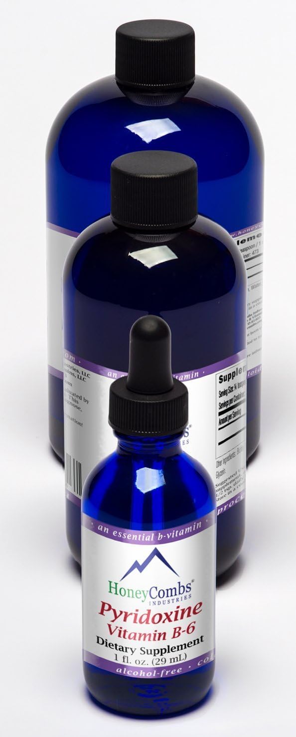 Vitamin B6 Liquid Drops, Pyridoxine HCl Supplement, 30ml | High Potency Energy Metabolism Support - görsel 8