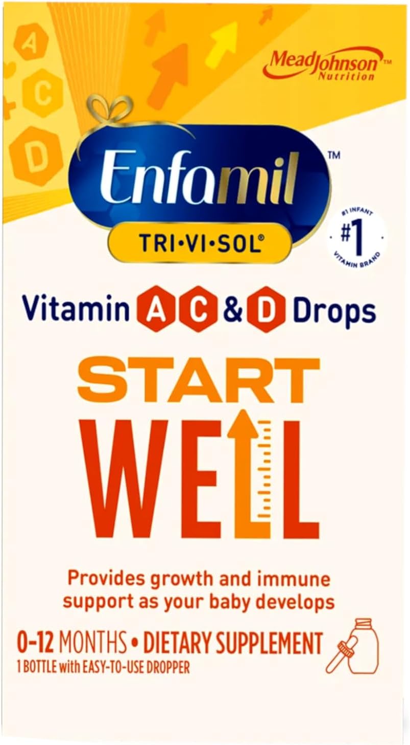 Enfamil Tri-Vi-Sol Supplement Drops – Vitamins A, D and C for Infants - görsel 1