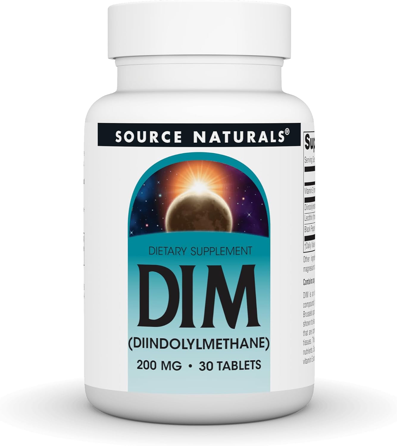 Source Naturals DIM, 200 mg, 30 Tablets - görsel 1