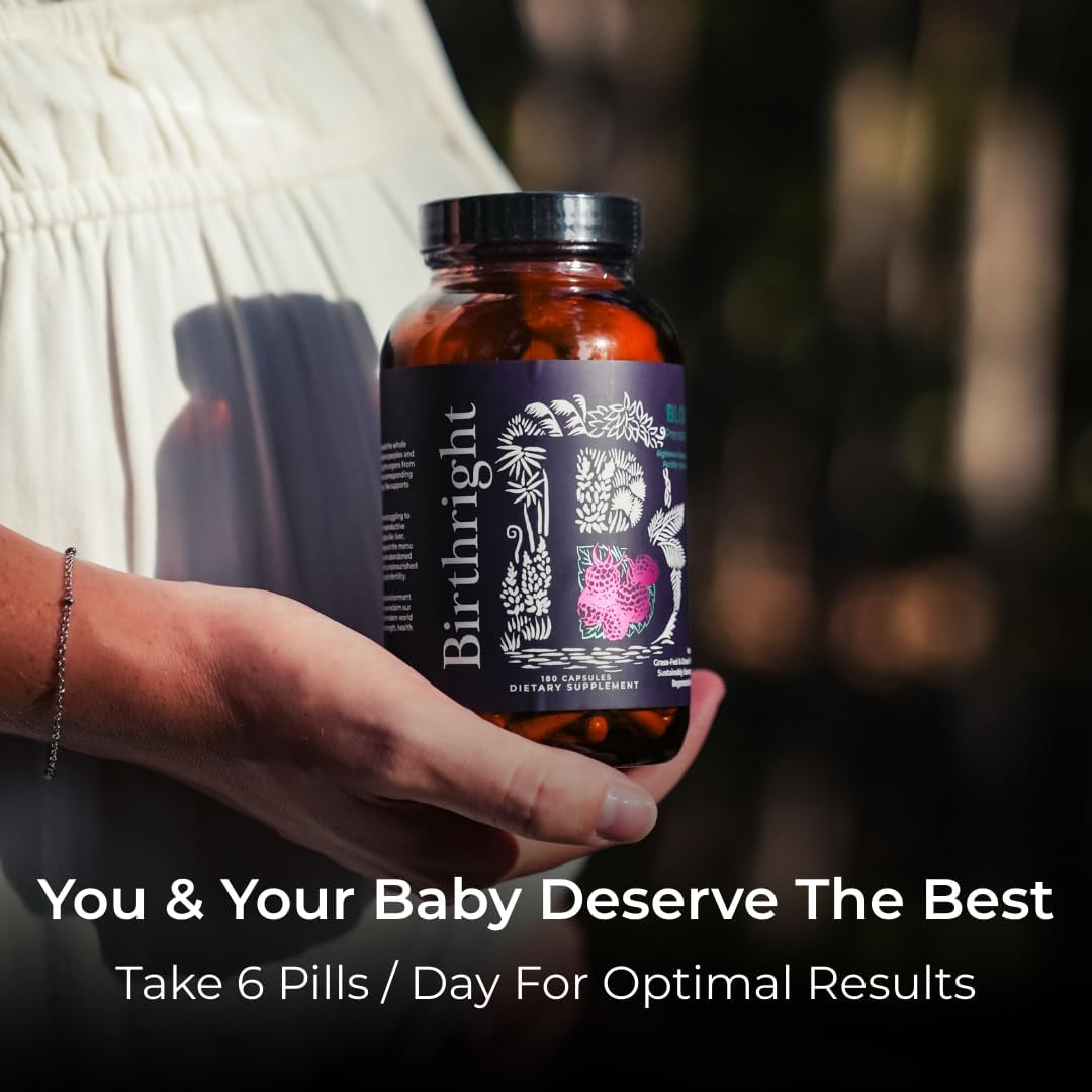 Birthright Bloom Prenatal Supplement – Animal-Based Whole Food Prenatal with Grass-Fed Liver, Fish Roe, Bone Marrow, Colostrum, Magnesium & Traditional Herbs - görsel 5