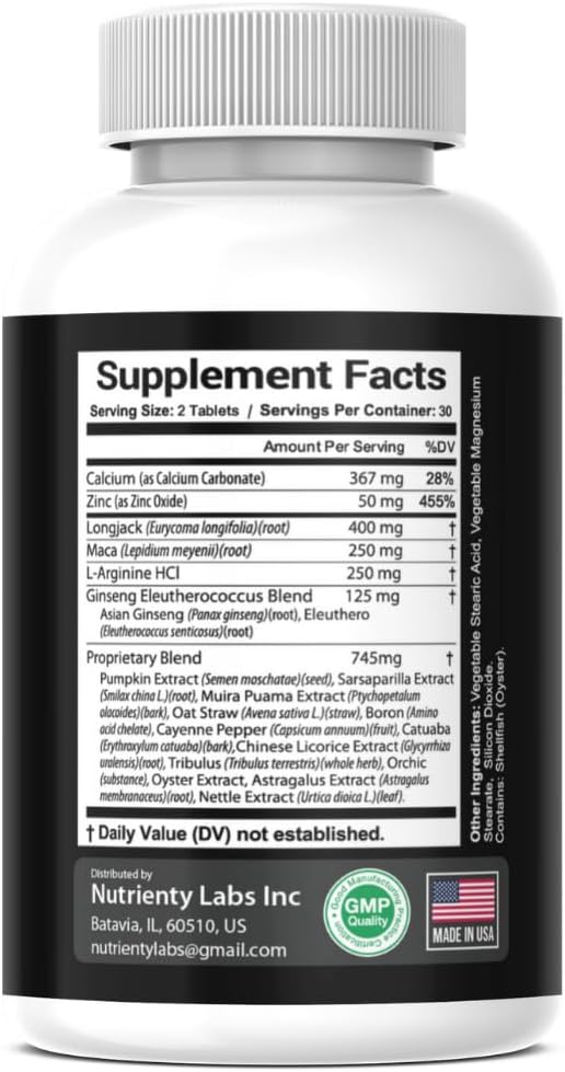 Iron Force XL Capsules for Men - Male Support Food Supplement, 60 Count - görsel 9