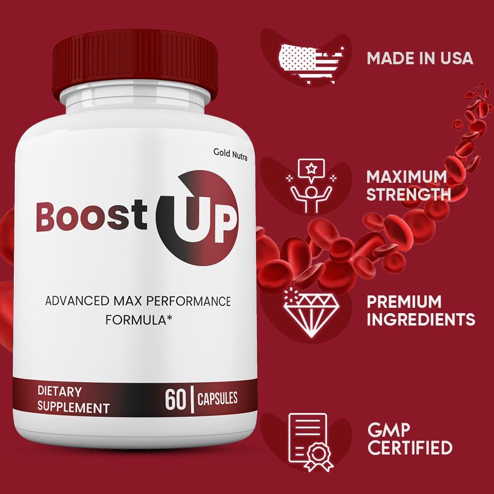 Boost Up Capsules - All Natural Supplement for Daily Nutrition - 60 Capsules per Bottle (3 Pack) - görsel 4