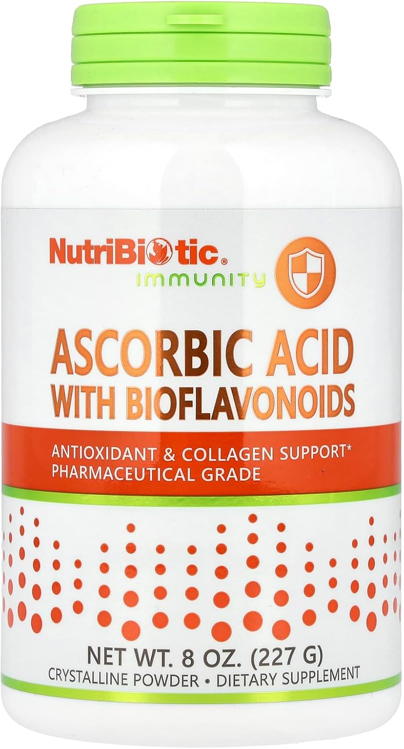 NutriBiotic Ascorbic Acid Powder with Bioflavonoids, 227g - görsel 1