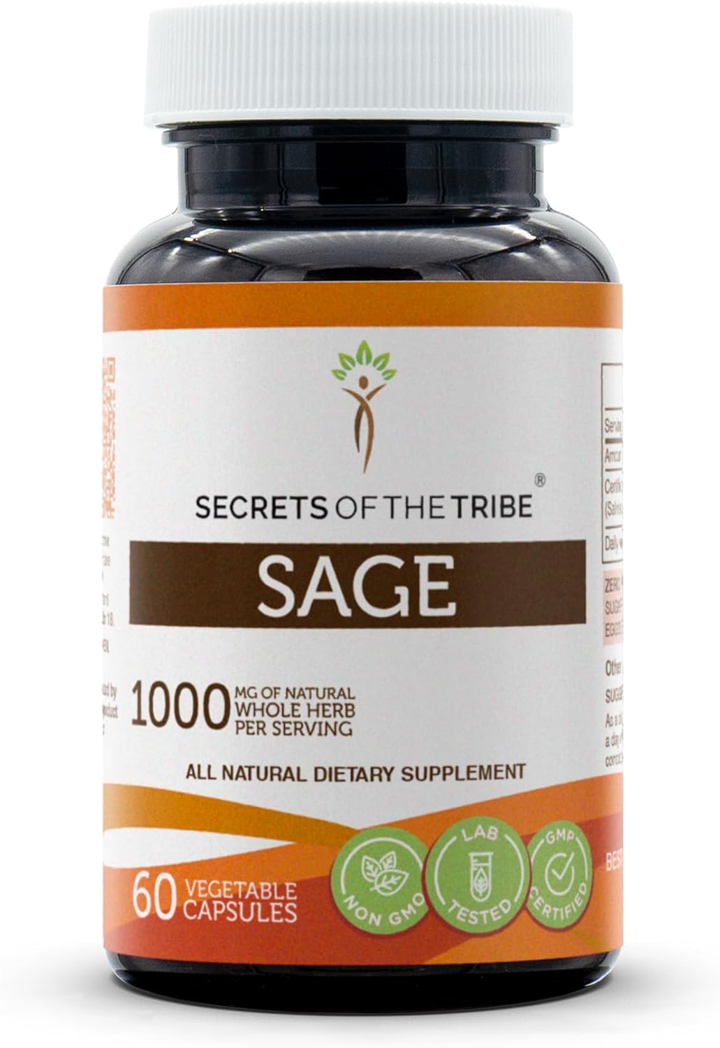 Secrets of the Tribe Sage 60 Capsules, 1000 mg - görsel 1