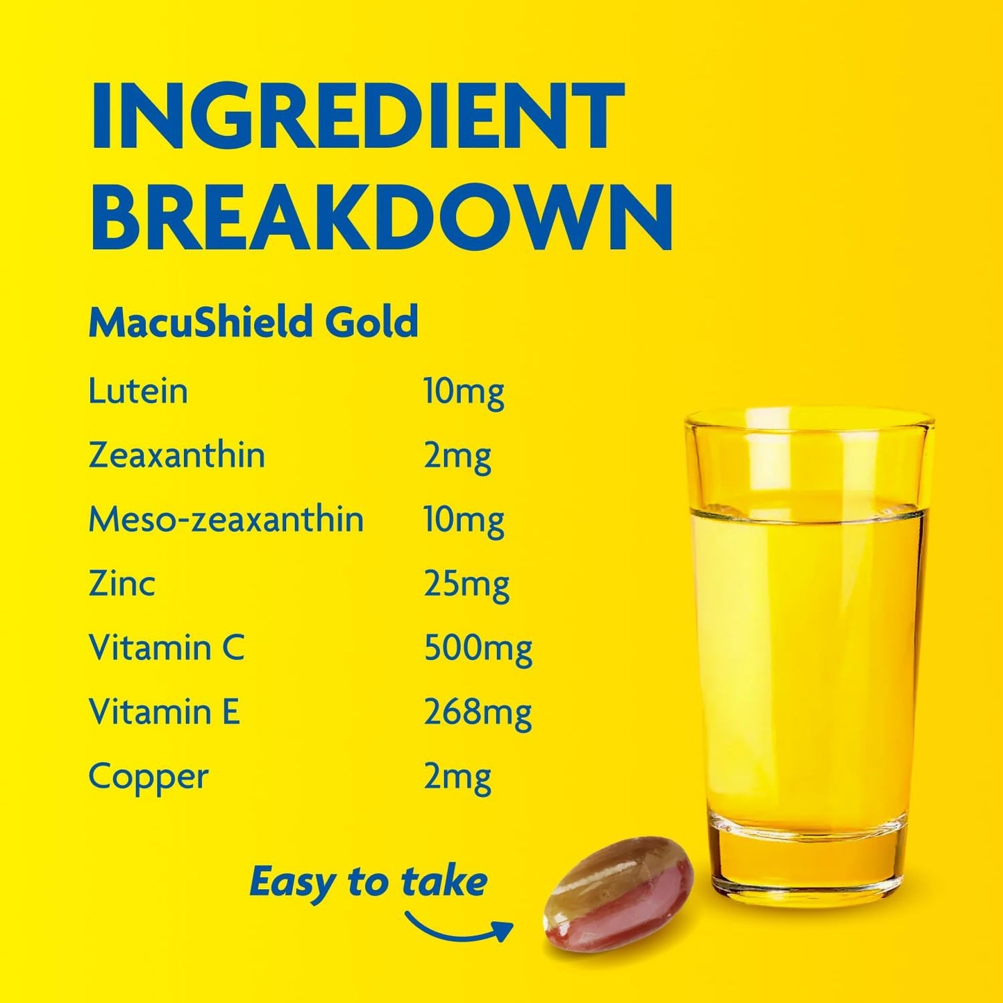 MacuShield Gold – Lutein, Zeaxanthin & Meso-Zeaxanthin Eye Supplement (90 Capsules) - görsel 6