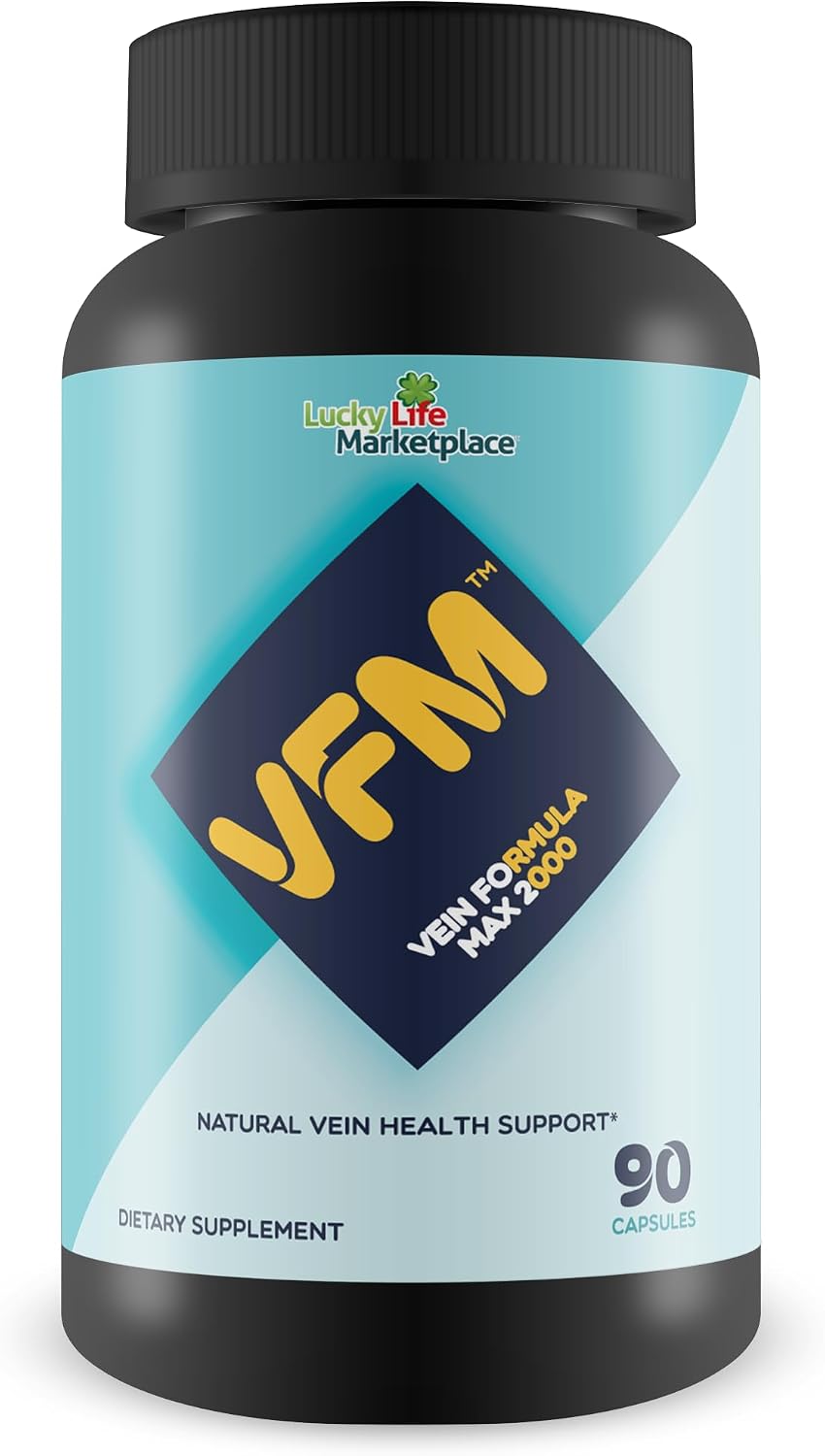 VFM Vein Formula Max 2000 - Circulatory & Vein Health Support Supplement - görsel 1