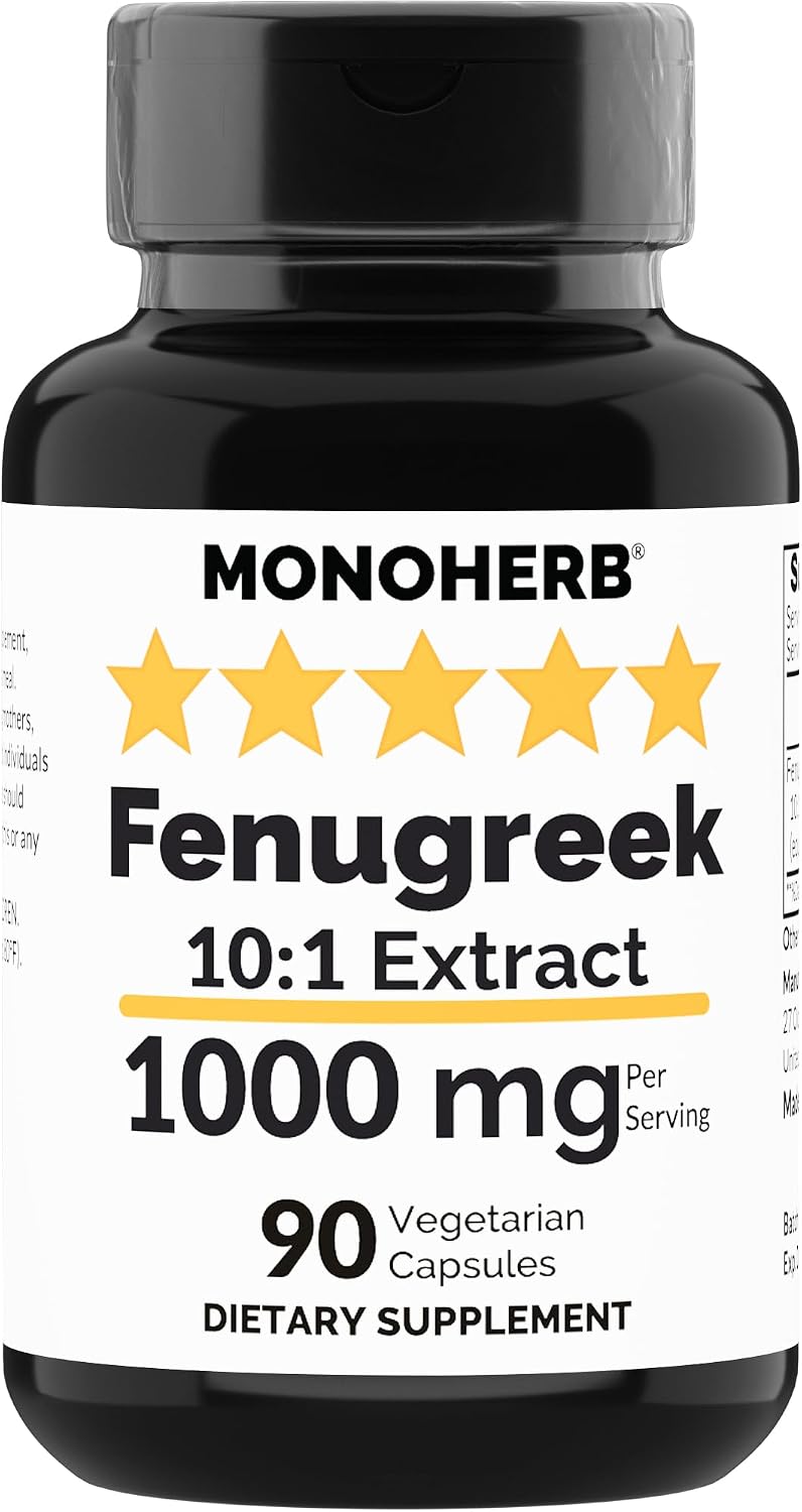 Fenugreek 10:1 Extract - 1000 mg per Serving - 90 Capsules - görsel 1