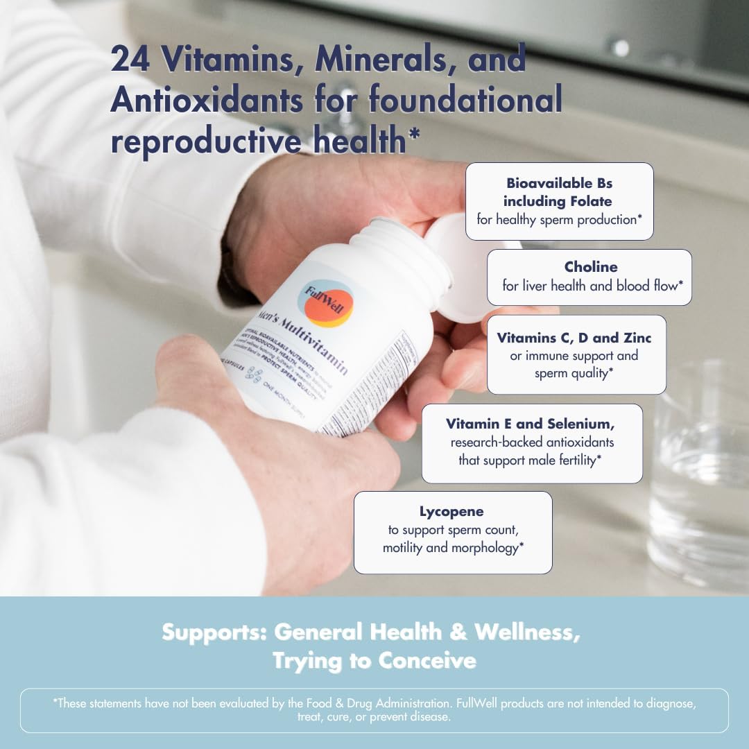 FullWell Men's Multivitamin - Daily – General Wellness : Provides a foundation of essential vitamins and minerals – Image 4